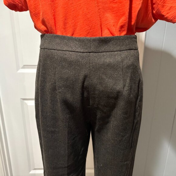 Land's End Wool Pants Charcoal Gray Size 12 NWT - Picture 6 of 9